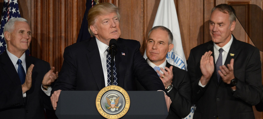 Trump Zinke Pence DOI Energy Independence announcement