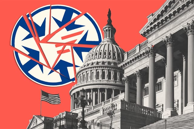 Collage of the capitol building and the CIGIE logo broken in pieces.