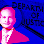 Alexander Acosta under a magnifying glass